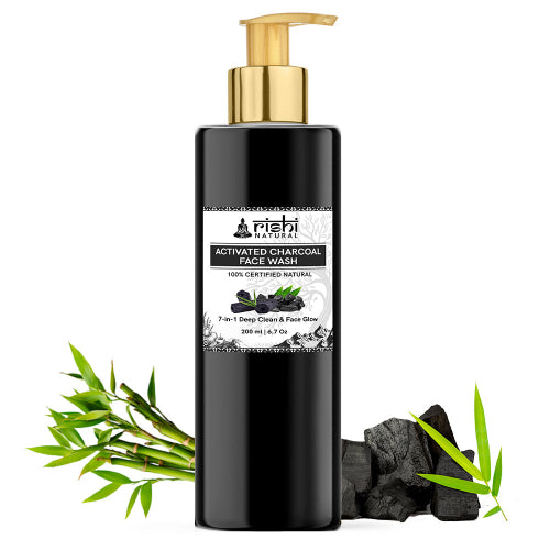Rishi Natural Activated Charcoal Facewash Main Image
