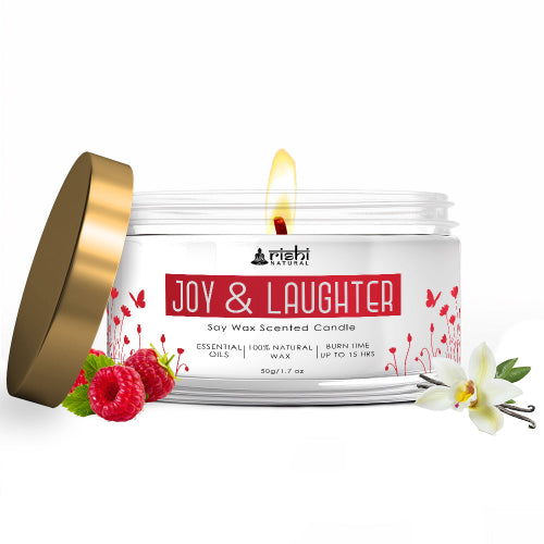 Rishi Natural Joy & Laugh Candle Main Image