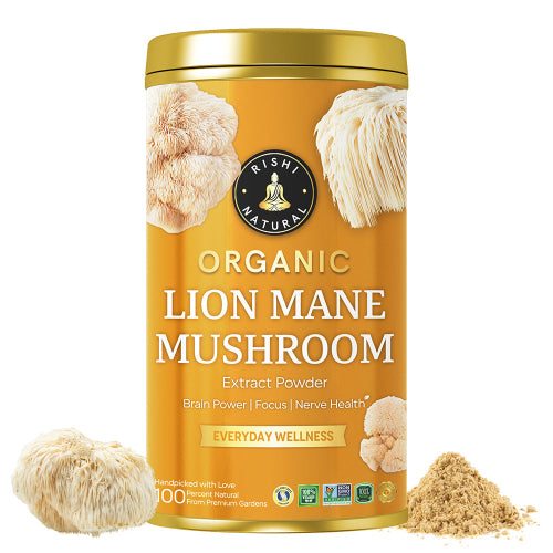 Rishi Natural Lion Mane Mushroom Extract Powder Main Image