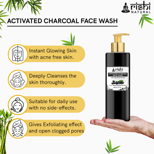 Rishi Natural Activated Charcoal Facewash Benefits