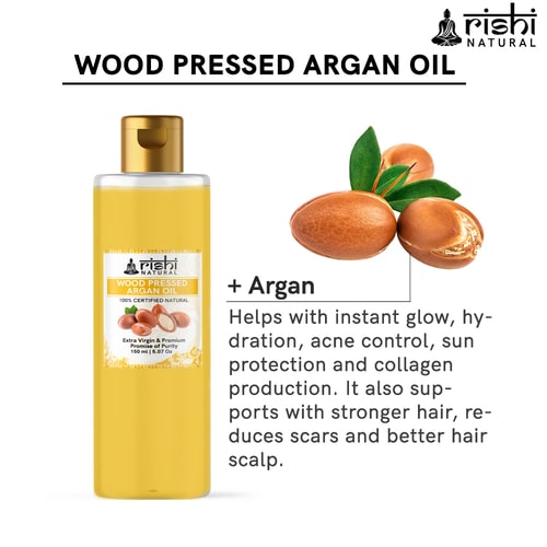 Rishi natural Cold-Pressed Argon Oil used only pure oil from argon