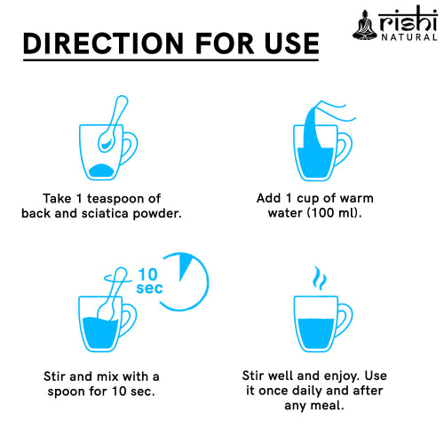 Rishi Natural Back And Sciatica Powder How to Use