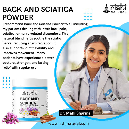 Rishi Natural Back And Sciatica Powder Doctor Recommends