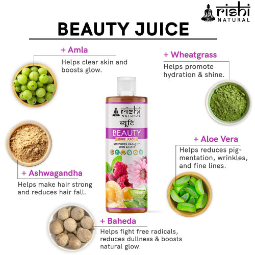 Rishi Natural Beauty Juice Ingrediens