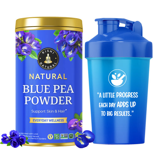 Rishi Natural Blue Pea Powder with Shaker