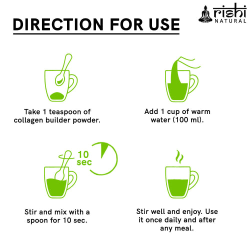 Rishi Natural Collagen Builder Powder How to use