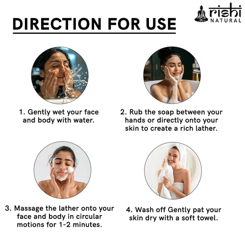 how to use Rishi natural body wash for dark spots