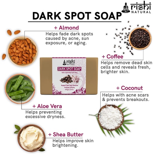 Ingredients used in Rishi natural best soap for pimples and dark spots