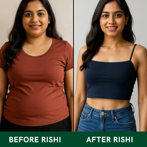 Rishi Natural Fat Burner Powder Before and After