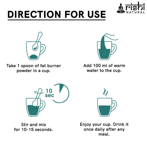 Rishi Natural Fat Burner Powder How to use