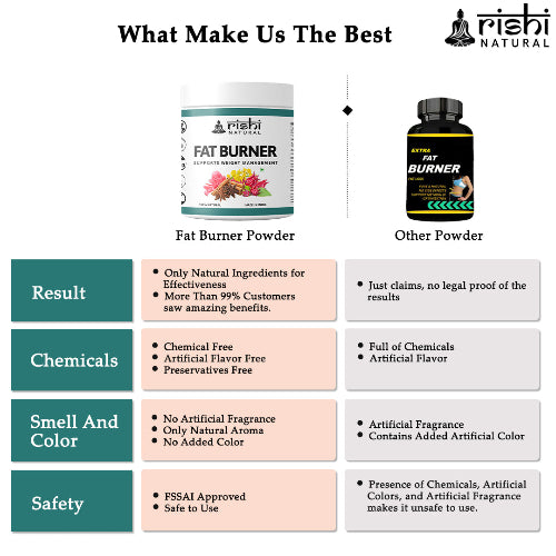 Rishi Natural Fat Burner Powder What Make Us Best