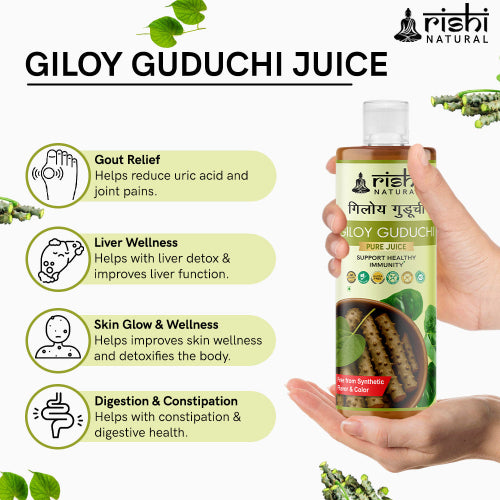 Rishi Natural Giloy Guduchi Juice Benefits