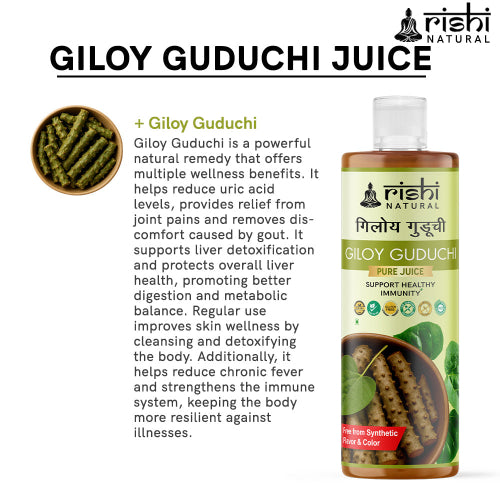 Rishi Natural Giloy Guduchi Juice Ingredients