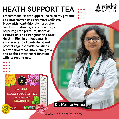 Rishi Natural Heart Support Tea Dr. Recommends