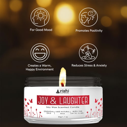Rishi Natural Joy & Laugh Candle Benefits