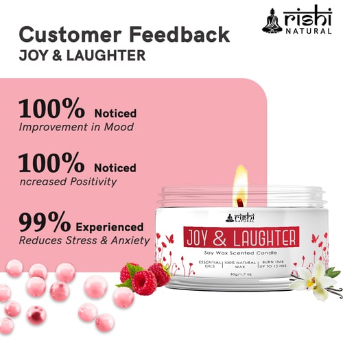 Rishi Natural Joy & Laugh Candle Customers feedback