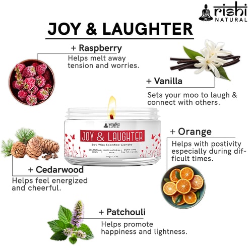 Rishi Natural Joy & Laugh Candle Ingredients