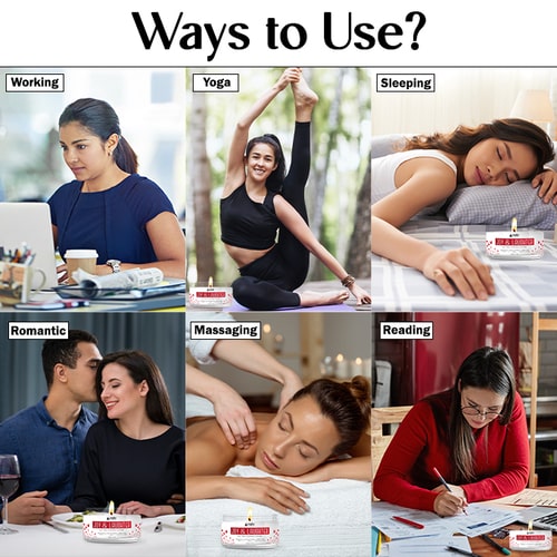 Rishi Natural Joy & Laugh Candle Way to use