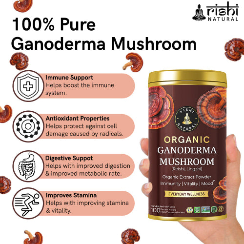 Organic Ganoderma Mushroom Extract Powder Benefits 