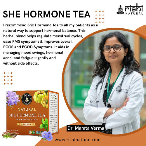 Rishi Natural She Hormone Tea Doctor recommends