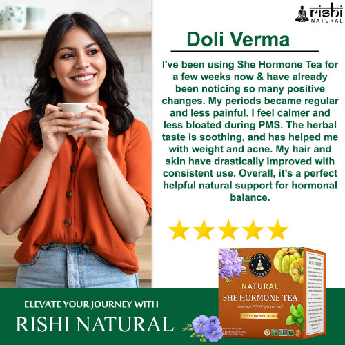 Rishi Natural She Hormone Tea Testimonial