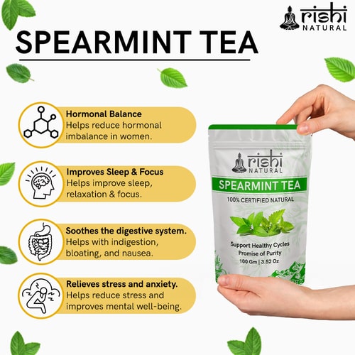 Benefits of Rishi natural Best Spearmint tea