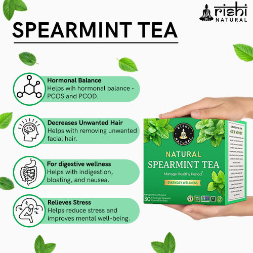 Rishi Natural Spearmint Tea Benefits