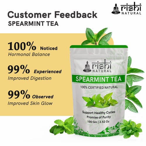 Customer feedback About Rishi natural Spearmint Leaf Tea