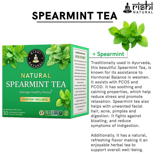 Rishi Natural Spearmint Tea Ingredient