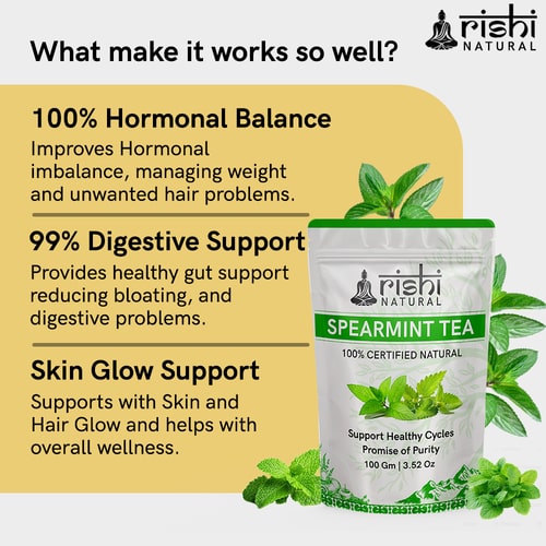 Benefits of drinking Rishi natural spearminttea