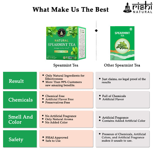 Rishi Natural Spearmint Tea What make us best