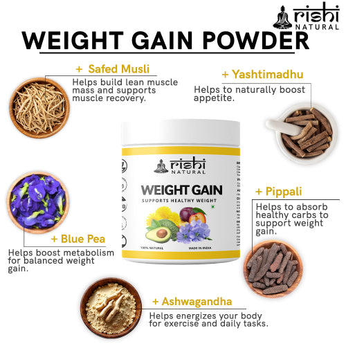 Rishi Natural Weight Gain Powder Ingredients