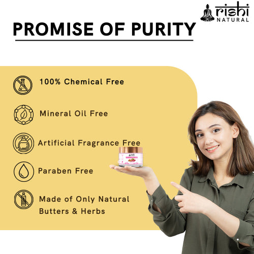 Rishi Natural Skin Whitening Cream Promise of Purity 